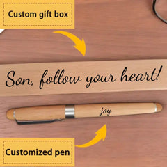 Perfect Gift For Friends & Family: Handcrafted Wooden Pen & Gift Box!