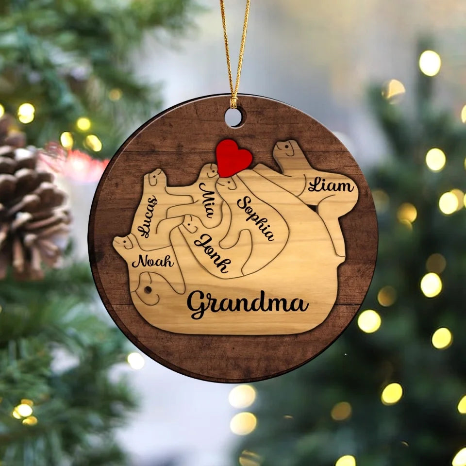 Wood Ornament 2 Layer