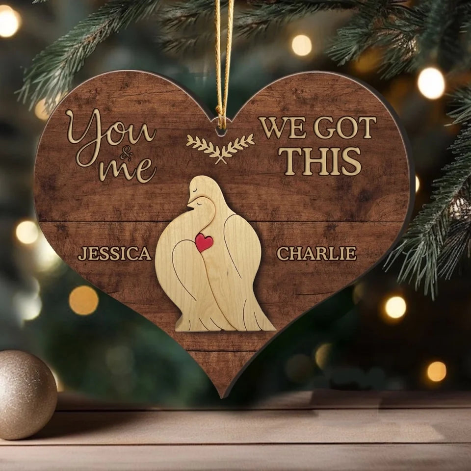 Wood Ornament 2 Layer