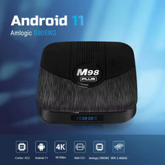 Arrival M98 PRO ATV TV Box 2.4G 5g WiFi Android 10 Set Top-Box 2GB 16GB With Led Display Box with Voice Remote Control