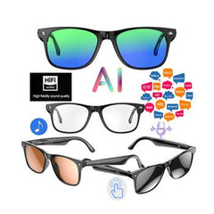 W100 Smart AI Translate Bluetooth Call Fashion Sports Office Business music Play smart glasses ai smart glasses