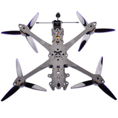 7 "5.8 first person picture transmission 10km long distance flight aircraft high endurance FPV traverser Carbon fiber quick removal UAV four-axis traverser