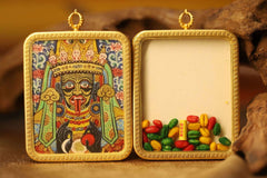 Thangka Buddha Wealth and Prosperity Zakiram Goddess of Wealth Square Thangka