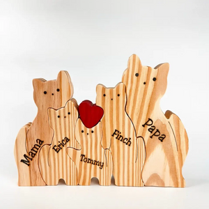 Wooden Cats