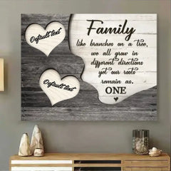 2024 Family Christmas Gifts, Personalized Family Name Poster, Gift For Parents, Christmas Gift For Mom And Dad