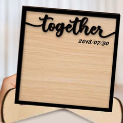 Custom Photo On Wood Personalized 2-Layer Wooden Plaque
