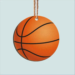Ball Is Life - Personalized Wooden Ornament - Christmas, Birthday, Loving Gift For Basketball Team, Basketball Lovers