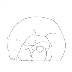bear by wood