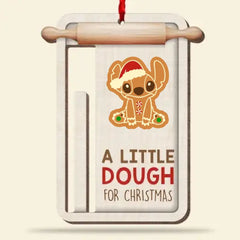 A Little Dough For Christmas-Personalized Money Holder Wood Ornament - Gift For Family- PW17-ORNM-WOOD