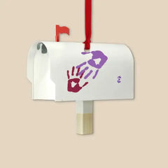 Couple Cute Mail Box Personalized Wood Ornament, Christmas Gift For Husband & Wife, Old Couple
