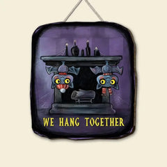 Bat Family Personalized Custom Shaped Wood Sign, Gift For Family