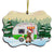 Camping Bear Family Medallion Wood Ornament Gift