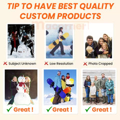 Skip to product information This Is My Big Family - Personalized Photo Wood And Acrylic Ornament
