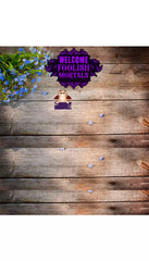 Cat Welcome Foolish Mortals Personalized Pallet Wood Sign